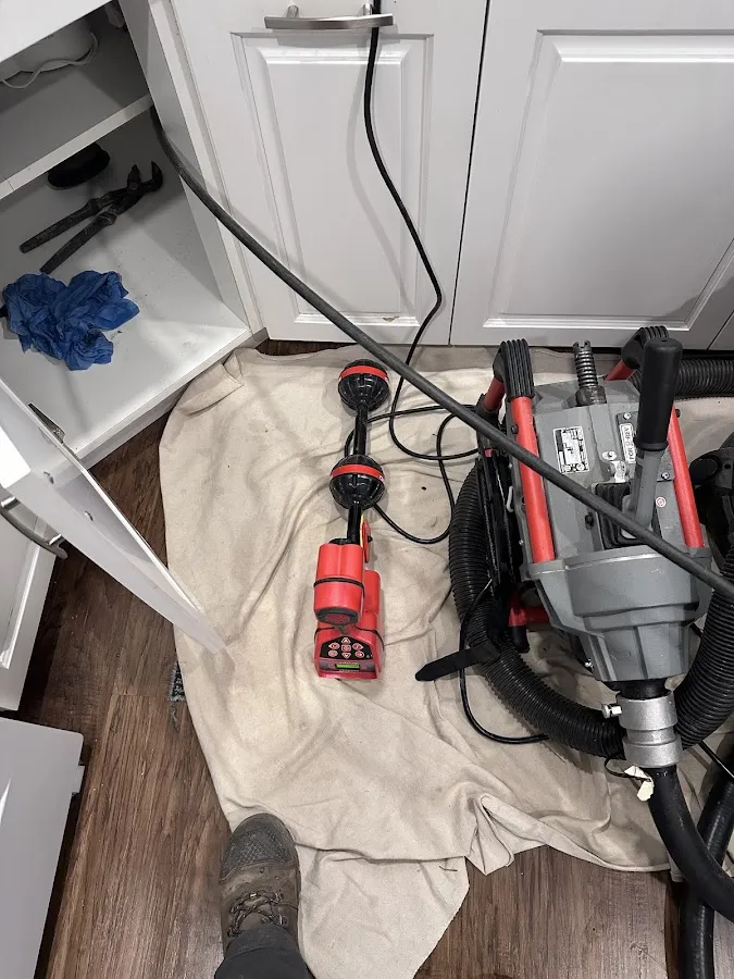 Professional water damage restoration equipment including dehumidifiers and extraction units